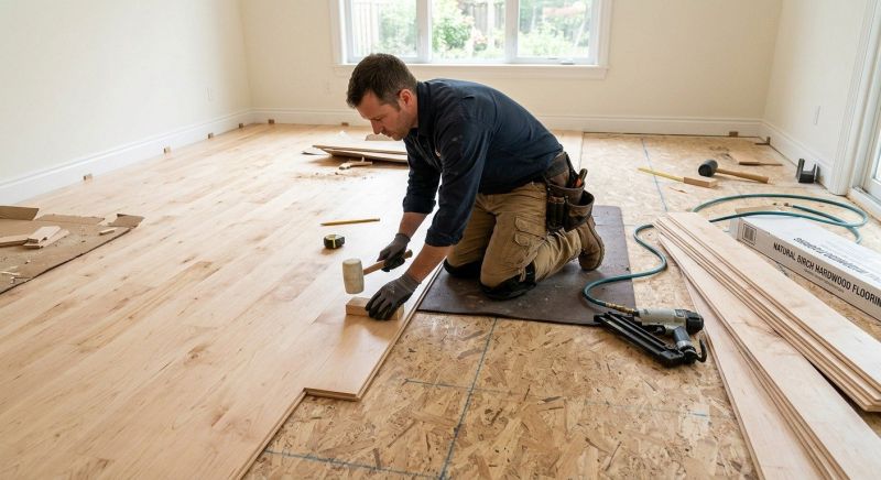 Birch Floor Installation in Orlando, FL