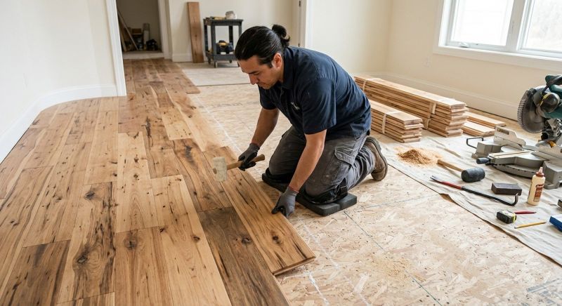 Hickory Floor Installation in Orlando, FL