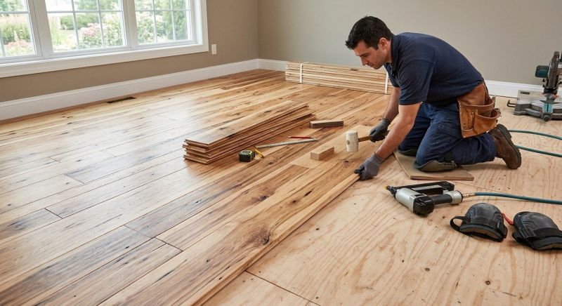 Hickory Floor Installation in Orlando, FL