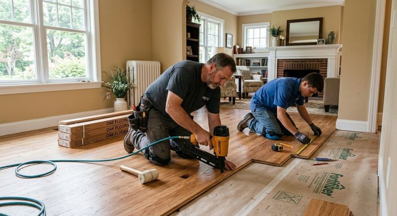 Oak Floor Installation in Seminole County, FL