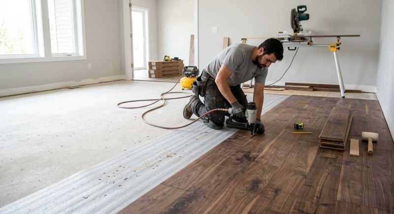 Walnut Flooring Installation in Orlando, FL