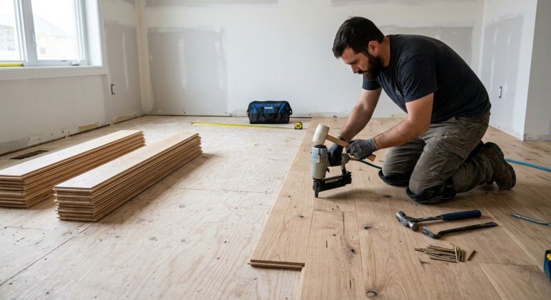 White Oak Floor Installation in Orlando, FL