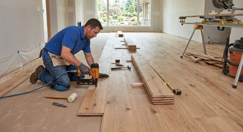 Wide Plank Floor Installation in Orlando, FL