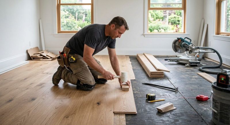 Wide Plank Floor Installation in Orlando, FL